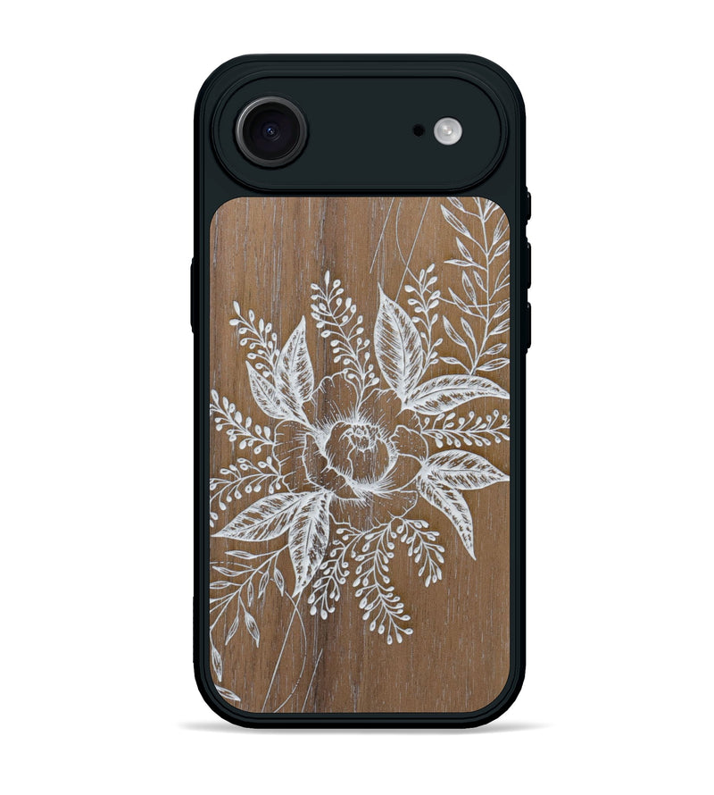 iPhone 17 Air Wood Phone Case - Hope - Walnut (Curated)