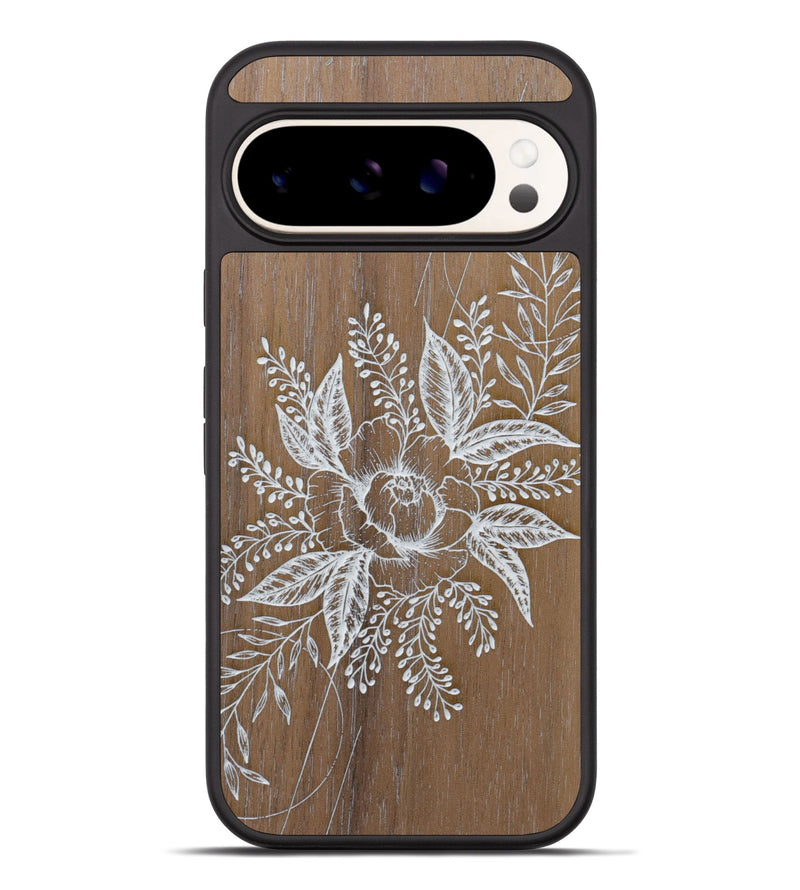 Pixel 9 Pro XL Wood Phone Case - Hope - Walnut (Curated)