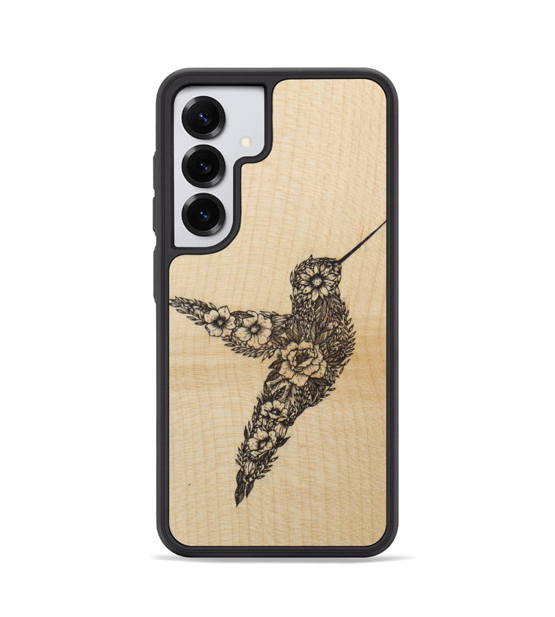 Galaxy S25 Wood Phone Case - Hover In The Moment - Maple (Curated)