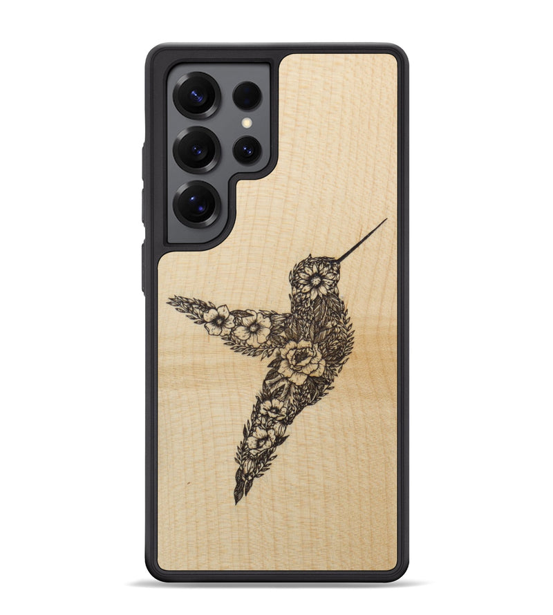 Galaxy S25 Ultra Wood Phone Case - Hover In The Moment - Maple (Curated)