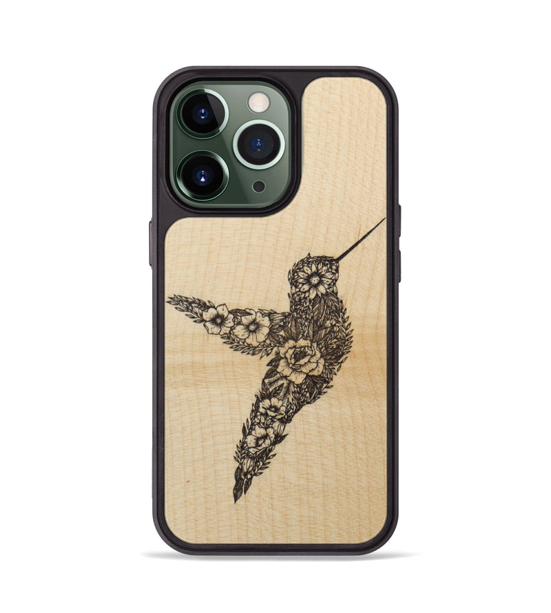 iPhone 13 Pro Wood Phone Case - Hover In The Moment - Maple (Curated)