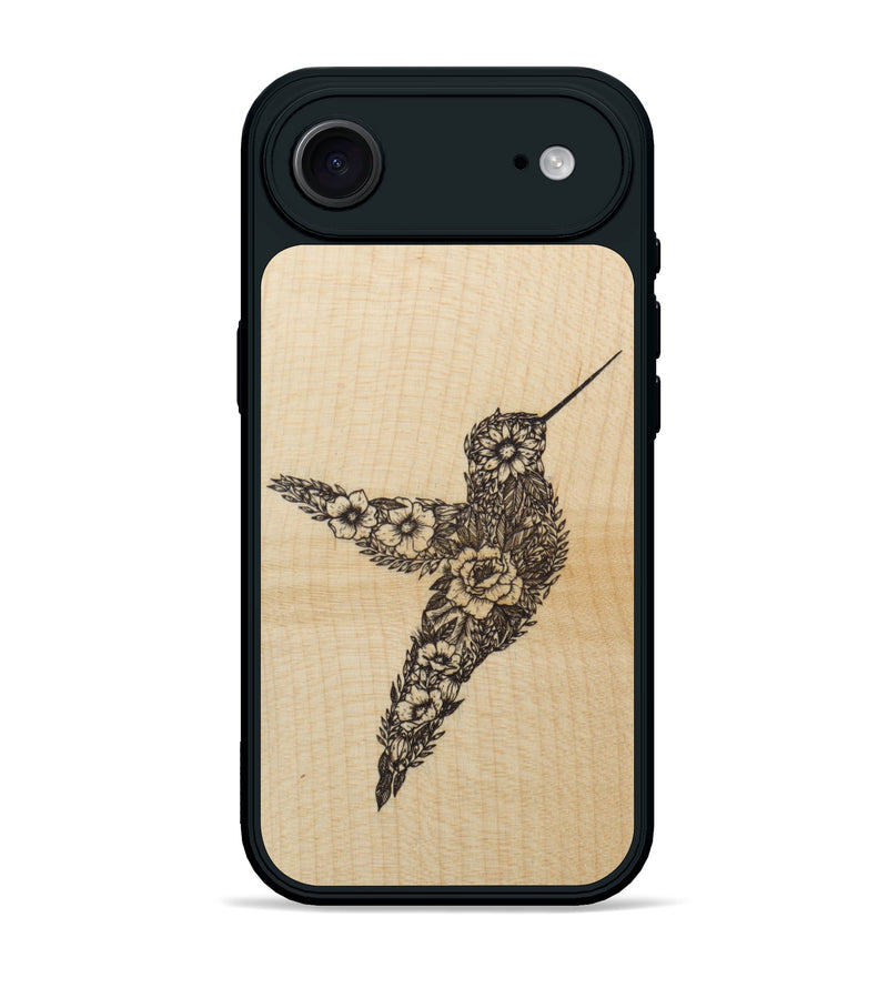 iPhone 17 Air Wood Phone Case - Hover In The Moment - Maple (Curated)