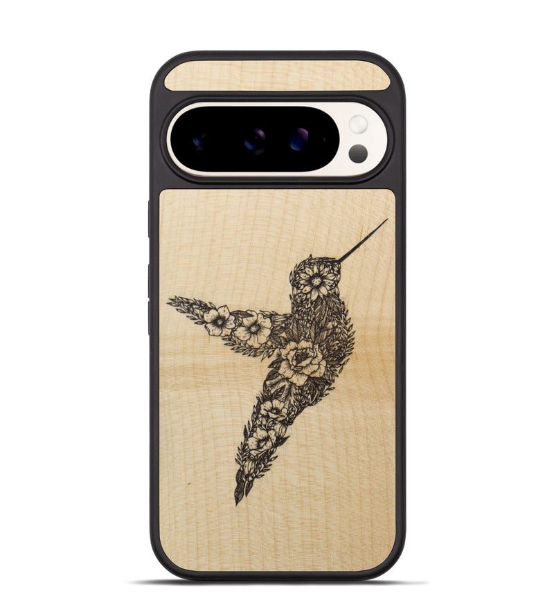 Pixel 9 Pro Wood Phone Case - Hover In The Moment - Maple (Curated)