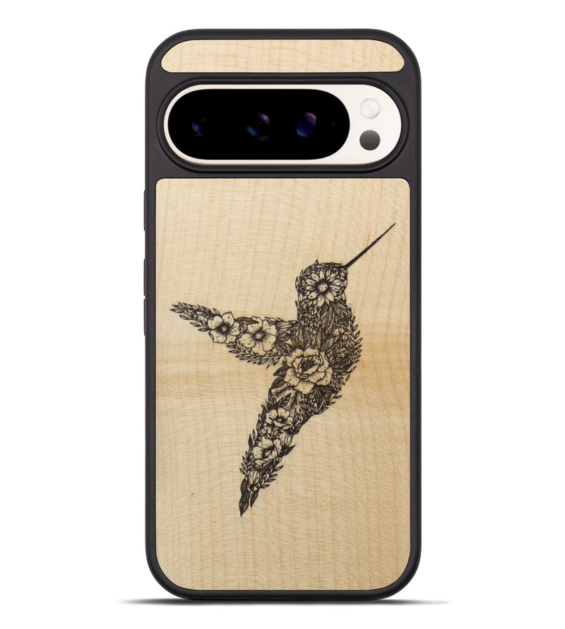 Pixel 9 Pro XL Wood Phone Case - Hover In The Moment - Maple (Curated)