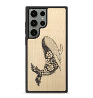 Galaxy S23 Ultra Wood+Resin Phone Case - Growth - Maple (Curated)