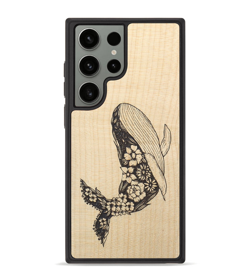 Galaxy S23 Ultra Wood+Resin Phone Case - Growth - Maple (Curated)
