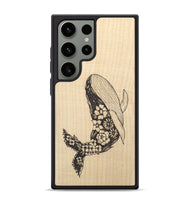 Galaxy S24 Ultra Wood+Resin Phone Case - Growth - Maple (Curated)