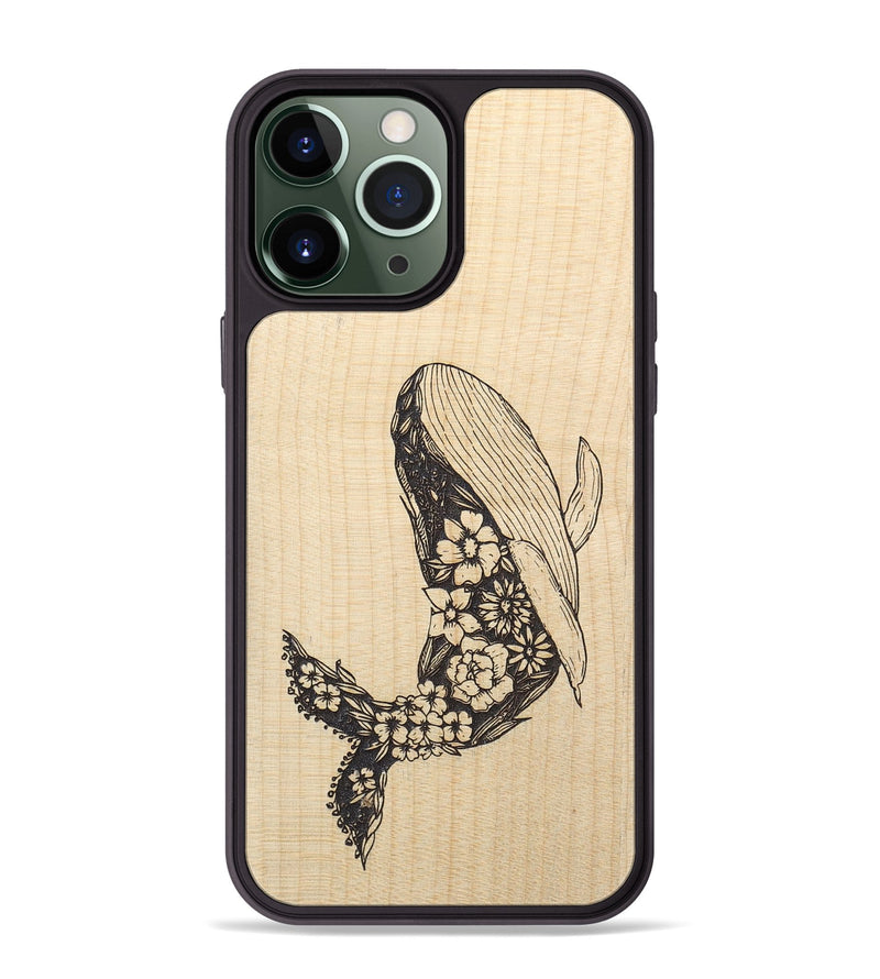 iPhone 13 Pro Max Wood+Resin Phone Case - Growth - Maple (Curated)