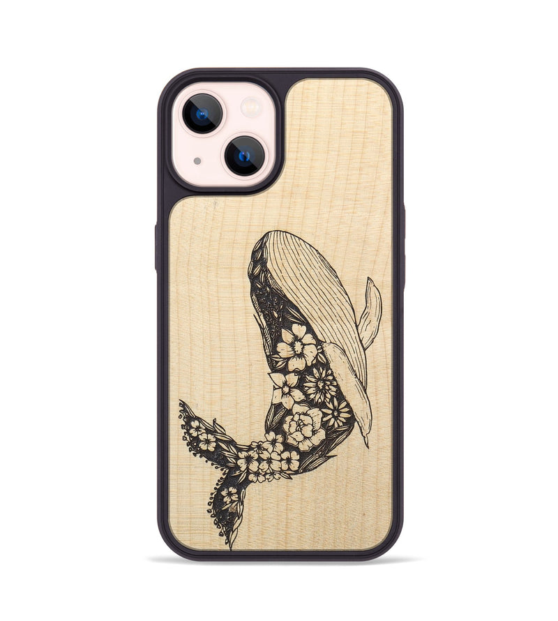 iPhone 14 Wood+Resin Phone Case - Growth - Maple (Curated)