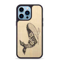 iPhone 14 Pro Max Wood+Resin Phone Case - Growth - Maple (Curated)