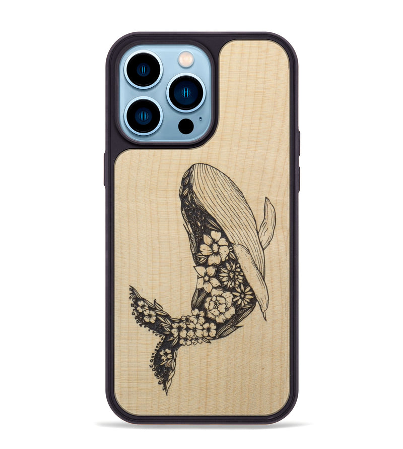 iPhone 14 Pro Max Wood Phone Case - Growth - Maple (Curated)