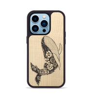 iPhone 14 Pro Wood+Resin Phone Case - Growth - Maple (Curated)