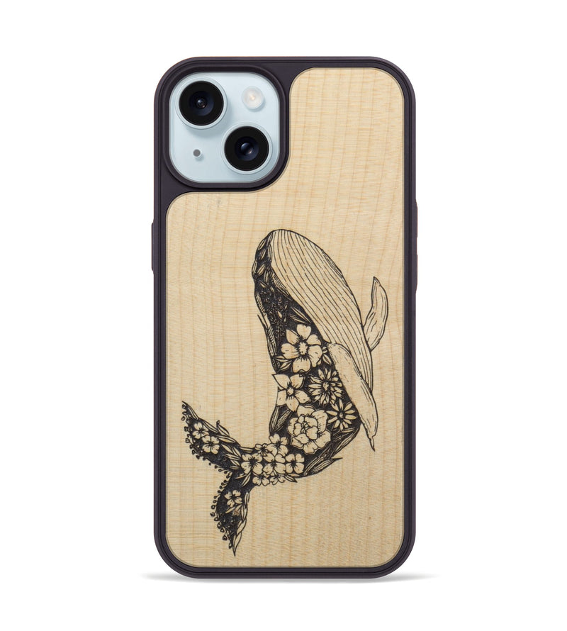 iPhone 15 Wood Phone Case - Growth - Maple (Curated)