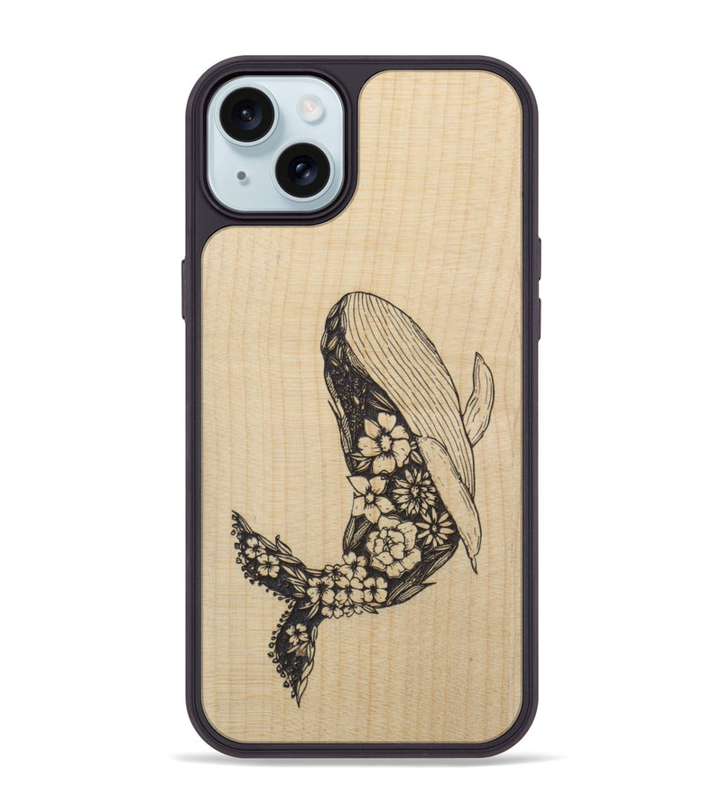 iPhone 15 Plus Wood Phone Case - Growth - Maple (Curated)