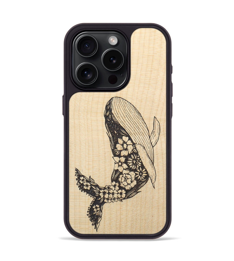 iPhone 15 Pro Wood+Resin Phone Case - Growth - Maple (Curated)