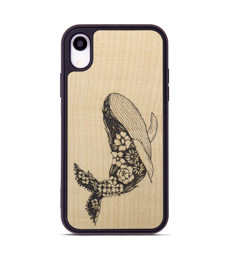 iPhone Xr Wood Phone Case - Growth - Maple (Curated)