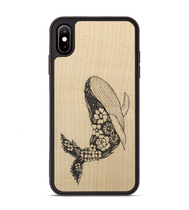 iPhone Xs Max Wood Phone Case - Growth - Maple (Curated)