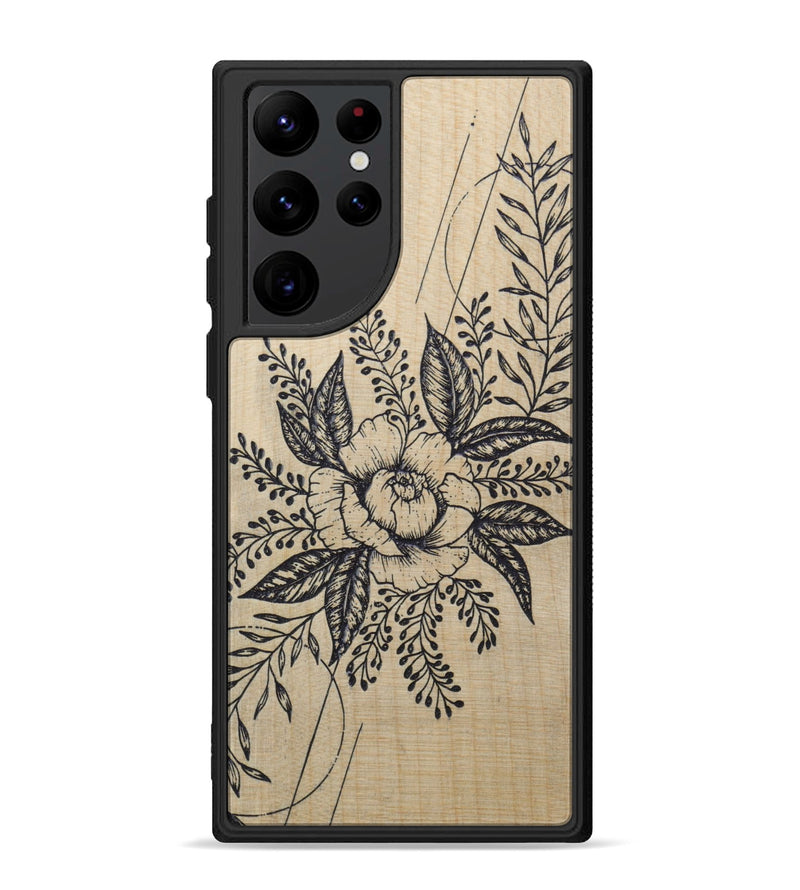 Galaxy S22 Ultra Wood Phone Case - Hope - Maple (Curated)
