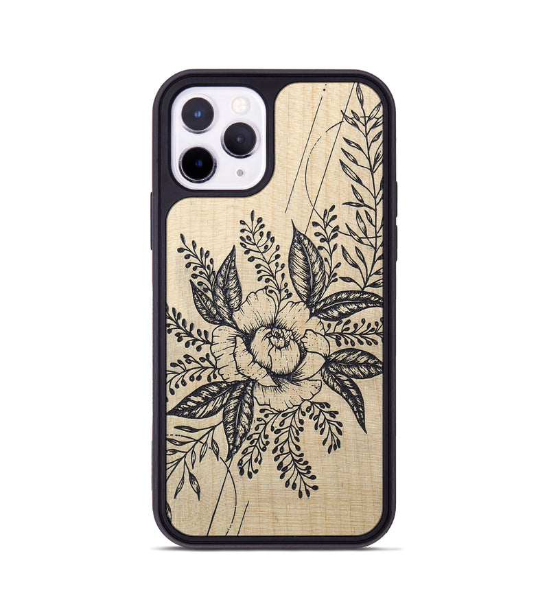 iPhone 11 Pro Wood+Resin Phone Case - Hope - Maple (Curated)
