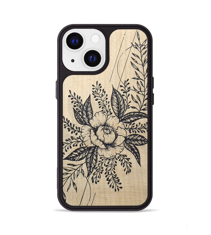 iPhone 13 Wood+Resin Phone Case - Hope - Maple (Curated)