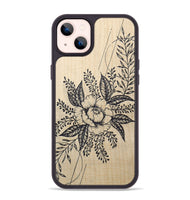 iPhone 14 Plus Wood+Resin Phone Case - Hope - Maple (Curated)