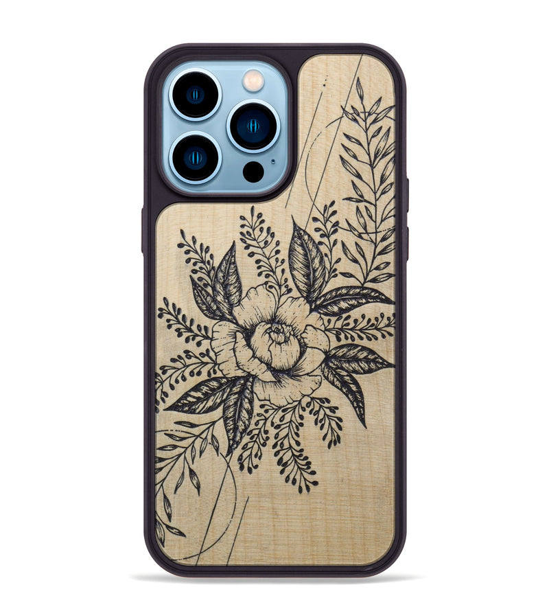 iPhone 14 Pro Max Wood Phone Case - Hope - Maple (Curated)