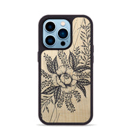 iPhone 14 Pro Wood+Resin Phone Case - Hope - Maple (Curated)