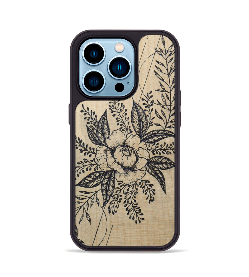 iPhone 14 Pro Wood Phone Case - Hope - Maple (Curated)