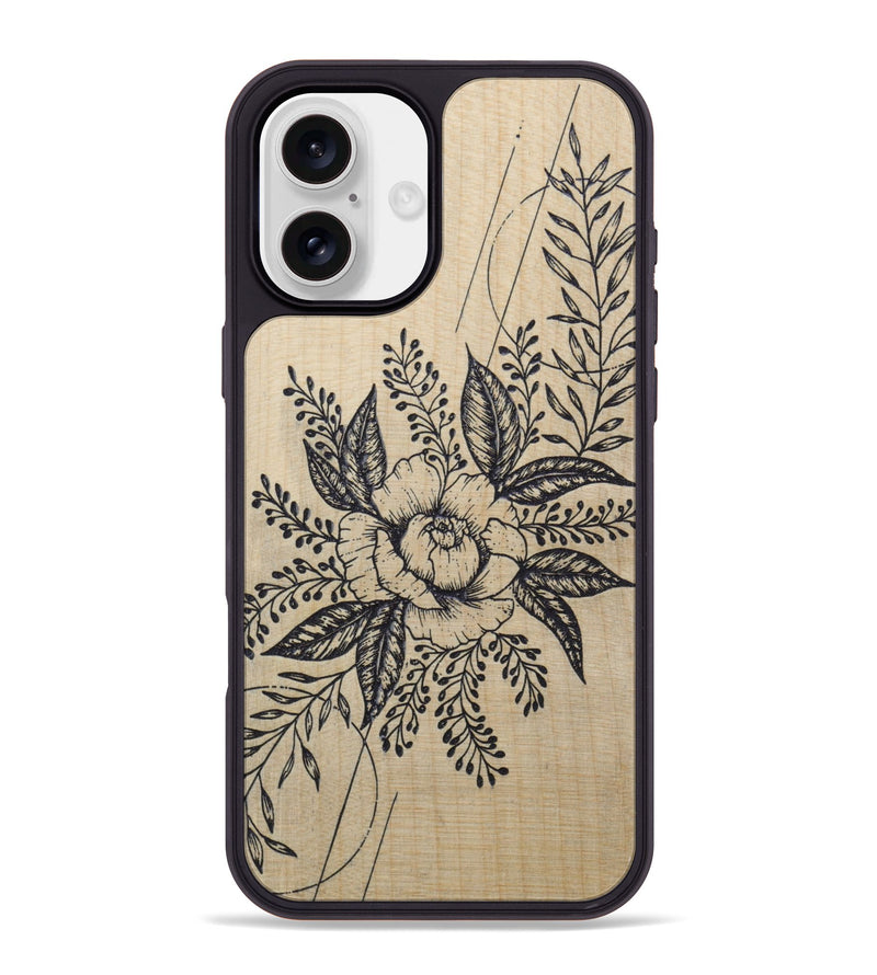 iPhone 16 Plus Wood Phone Case - Hope - Maple (Curated)