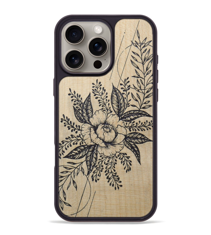 iPhone 16 Pro Max Wood Phone Case - Hope - Maple (Curated)