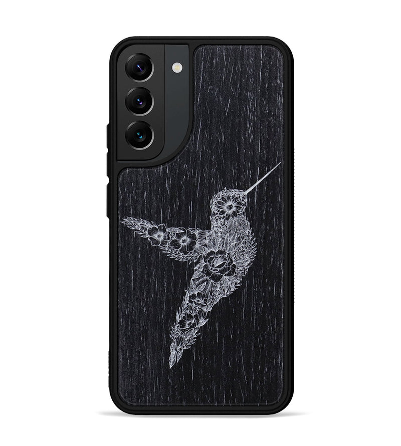 Galaxy S22 Plus Wood+Resin Phone Case - Hover In The Moment - Ebony (Curated)