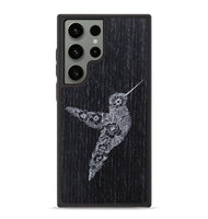 Galaxy S23 Ultra Wood+Resin Phone Case - Hover In The Moment - Ebony (Curated)