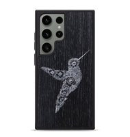 Galaxy S24 Ultra Wood+Resin Phone Case - Hover In The Moment - Ebony (Curated)