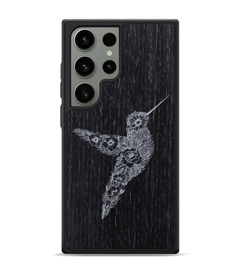 Galaxy S24 Ultra Wood Phone Case - Hover In The Moment - Ebony (Curated)