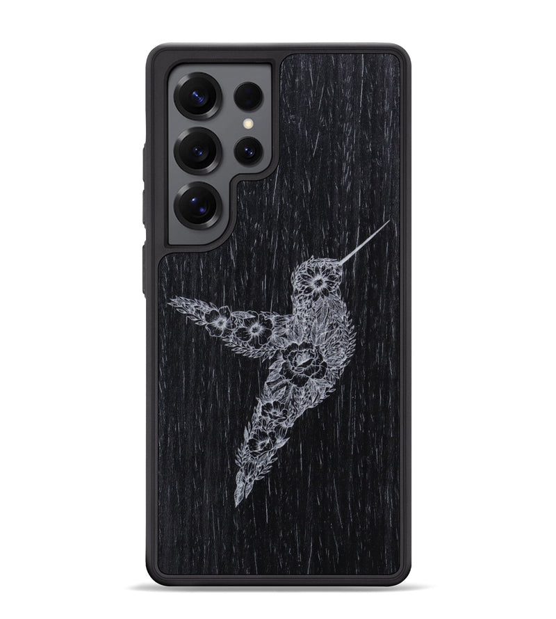 Galaxy S25 Ultra Wood Phone Case - Hover In The Moment - Ebony (Curated)