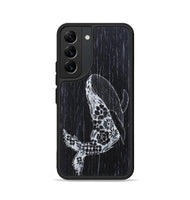 Galaxy S22 Wood+Resin Phone Case - Growth - Ebony (Curated)