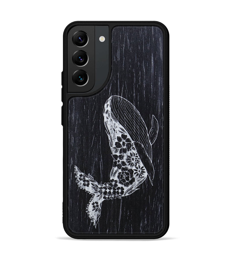 Galaxy S22 Plus Wood+Resin Phone Case - Growth - Ebony (Curated)