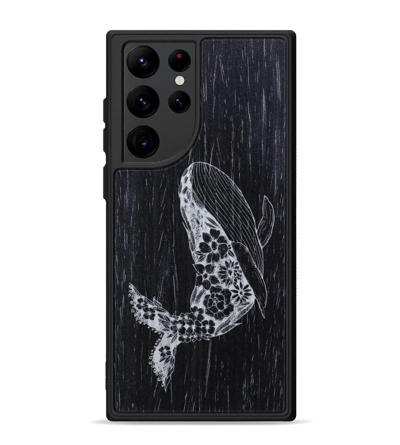 Galaxy S22 Ultra Wood Phone Case - Growth - Ebony (Curated)