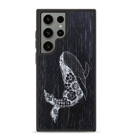 Galaxy S23 Ultra Wood+Resin Phone Case - Growth - Ebony (Curated)