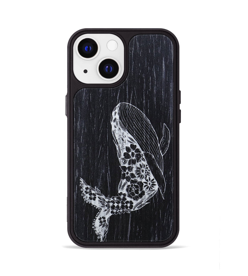 iPhone 13 Wood+Resin Phone Case - Growth - Ebony (Curated)