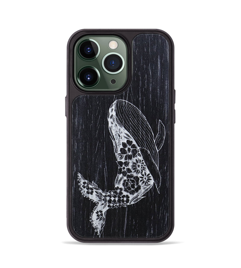 iPhone 13 Pro Wood+Resin Phone Case - Growth - Ebony (Curated)