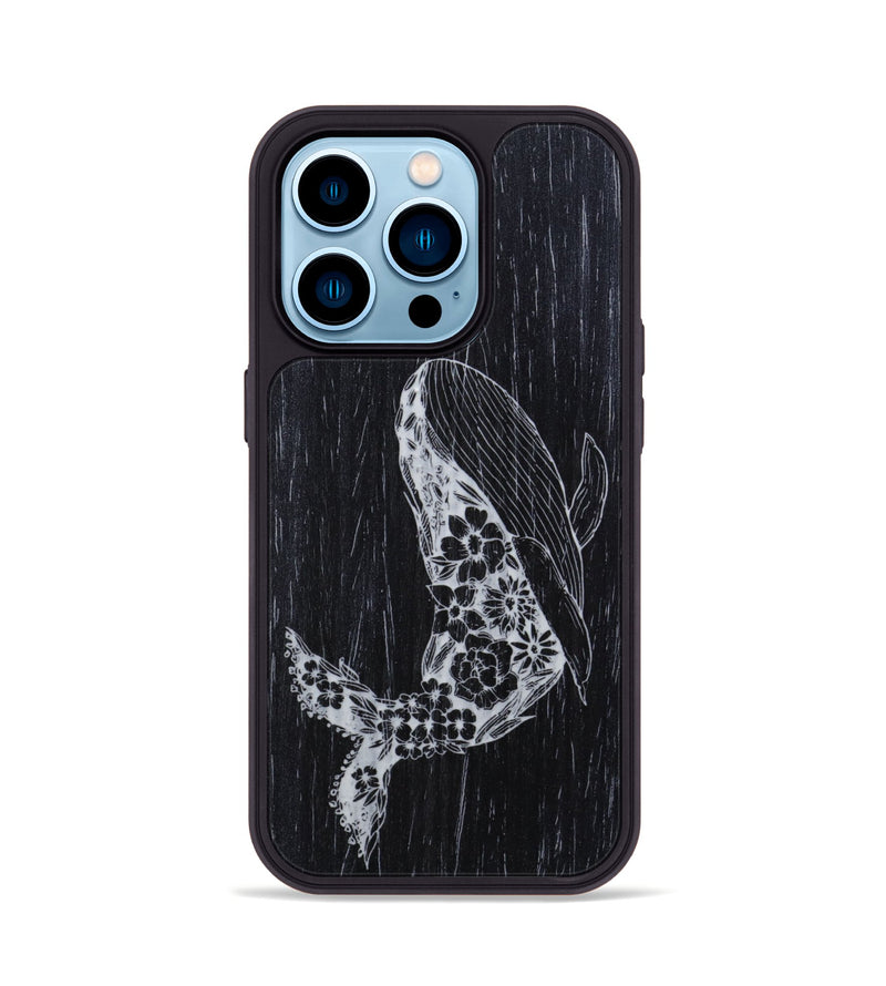 iPhone 14 Pro Wood Phone Case - Growth - Ebony (Curated)