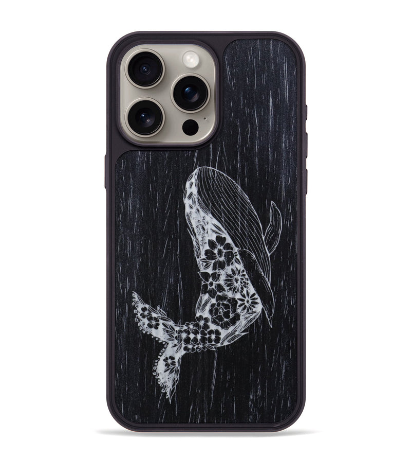 iPhone 15 Pro Max Wood Phone Case - Growth - Ebony (Curated)