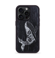 iPhone 15 Pro Wood+Resin Phone Case - Growth - Ebony (Curated)