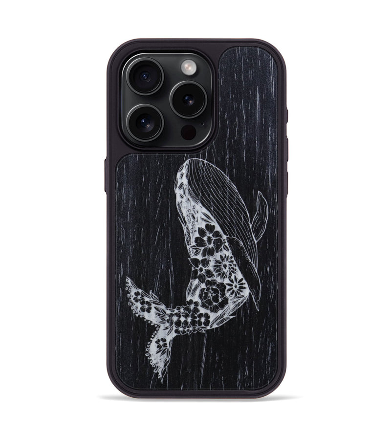 iPhone 15 Pro Wood Phone Case - Growth - Ebony (Curated)