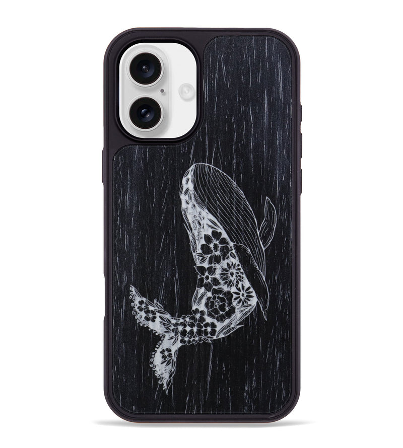 iPhone 16 Plus Wood Phone Case - Growth - Ebony (Curated)