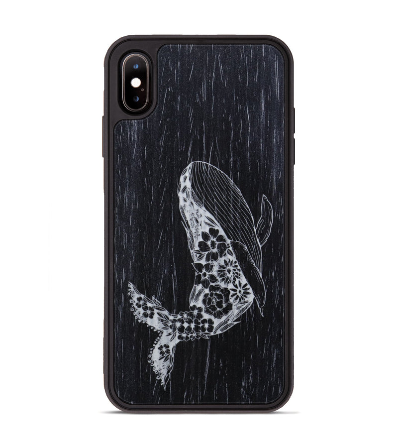 iPhone Xs Max Wood Phone Case - Growth - Ebony (Curated)
