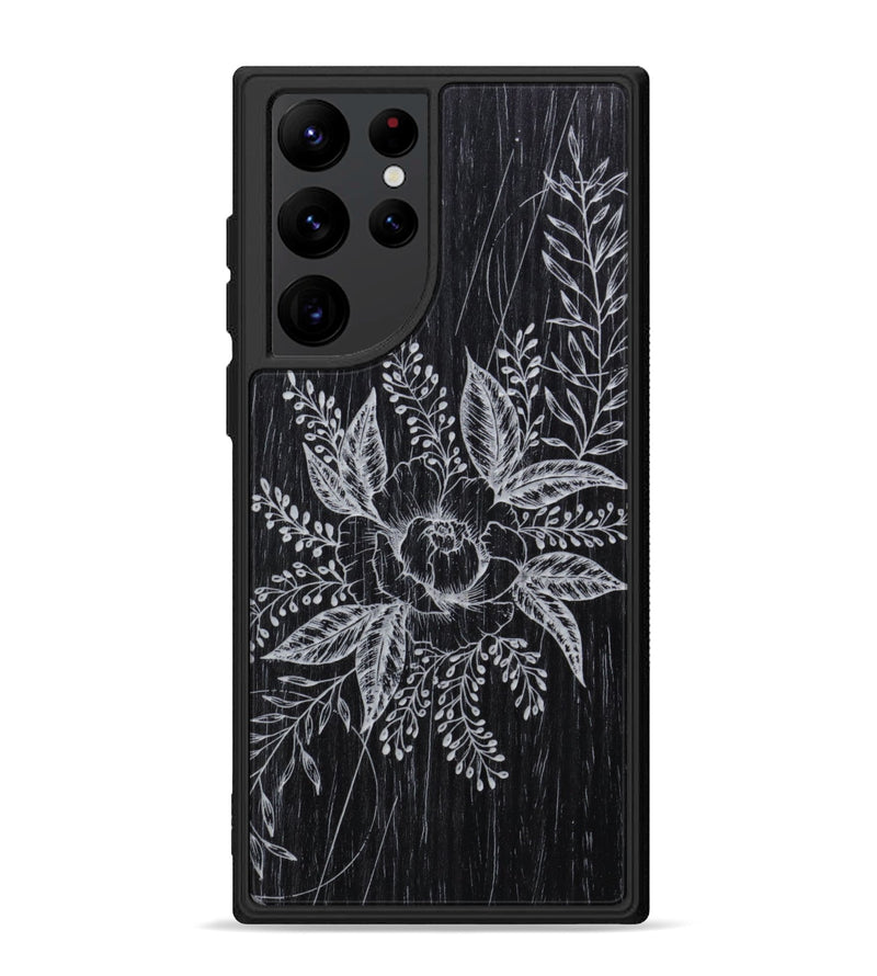 Galaxy S22 Ultra Wood Phone Case - Hope - Ebony (Curated)