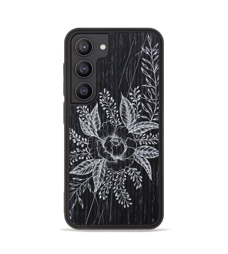 Galaxy S23 Wood+Resin Phone Case - Hope - Ebony (Curated)