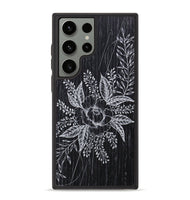 Galaxy S23 Ultra Wood+Resin Phone Case - Hope - Ebony (Curated)